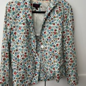 Jcrew Liberty size 4 floral blazer